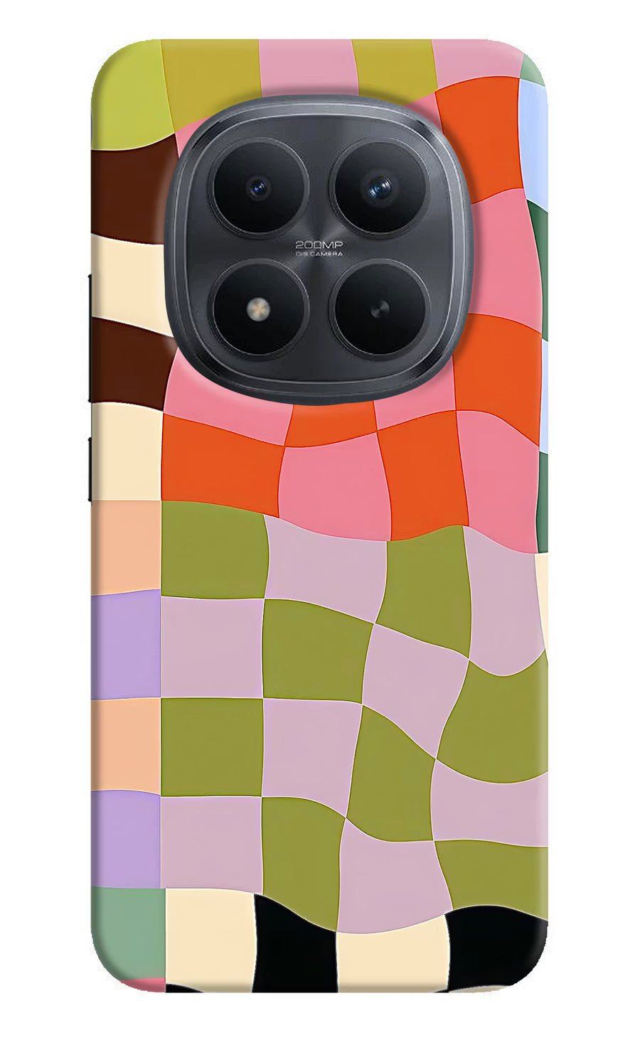 Wavy Grid Redmi Note 15 Pro+ 5G Back Cover, Hard case