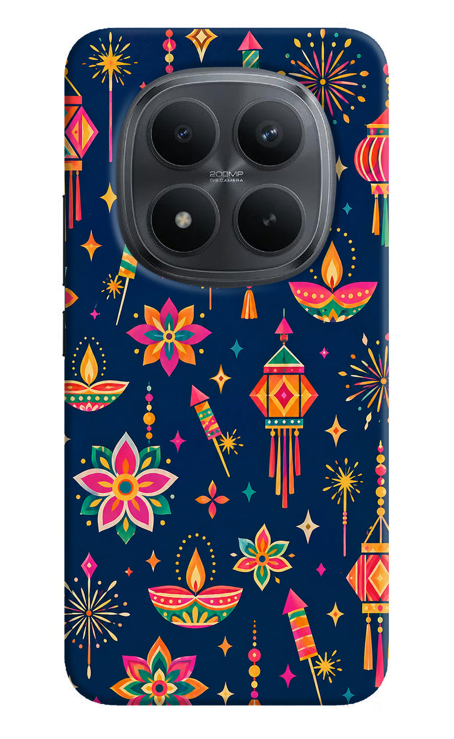 Festive Pop Redmi Note 15 Pro+ 5G Back Cover, Hard case