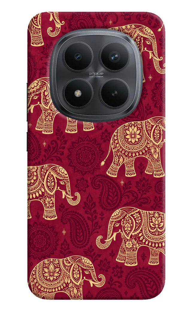 Maroon Elephant Redmi Note 15 Pro+ 5G Hard Case Back Cover by Casekaro