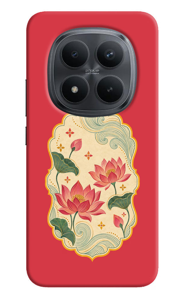Pink Lotus Redmi Note 15 Pro+ 5G Hard Case Back Cover by Casekaro