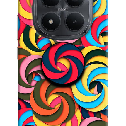 Spiral Pattern Redmi Note 15 Pro+ 5G Pop Case by Casekaro