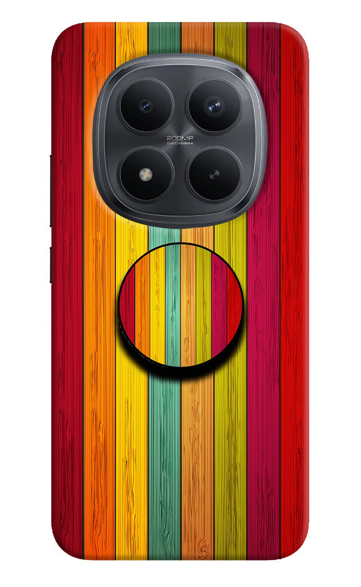 Multicolor Wooden Redmi Note 15 Pro+ 5G Pop Case