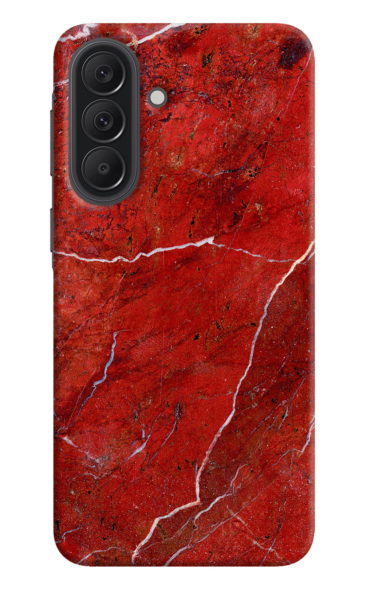 Red Marble Design Samsung A37 5G Back Cover