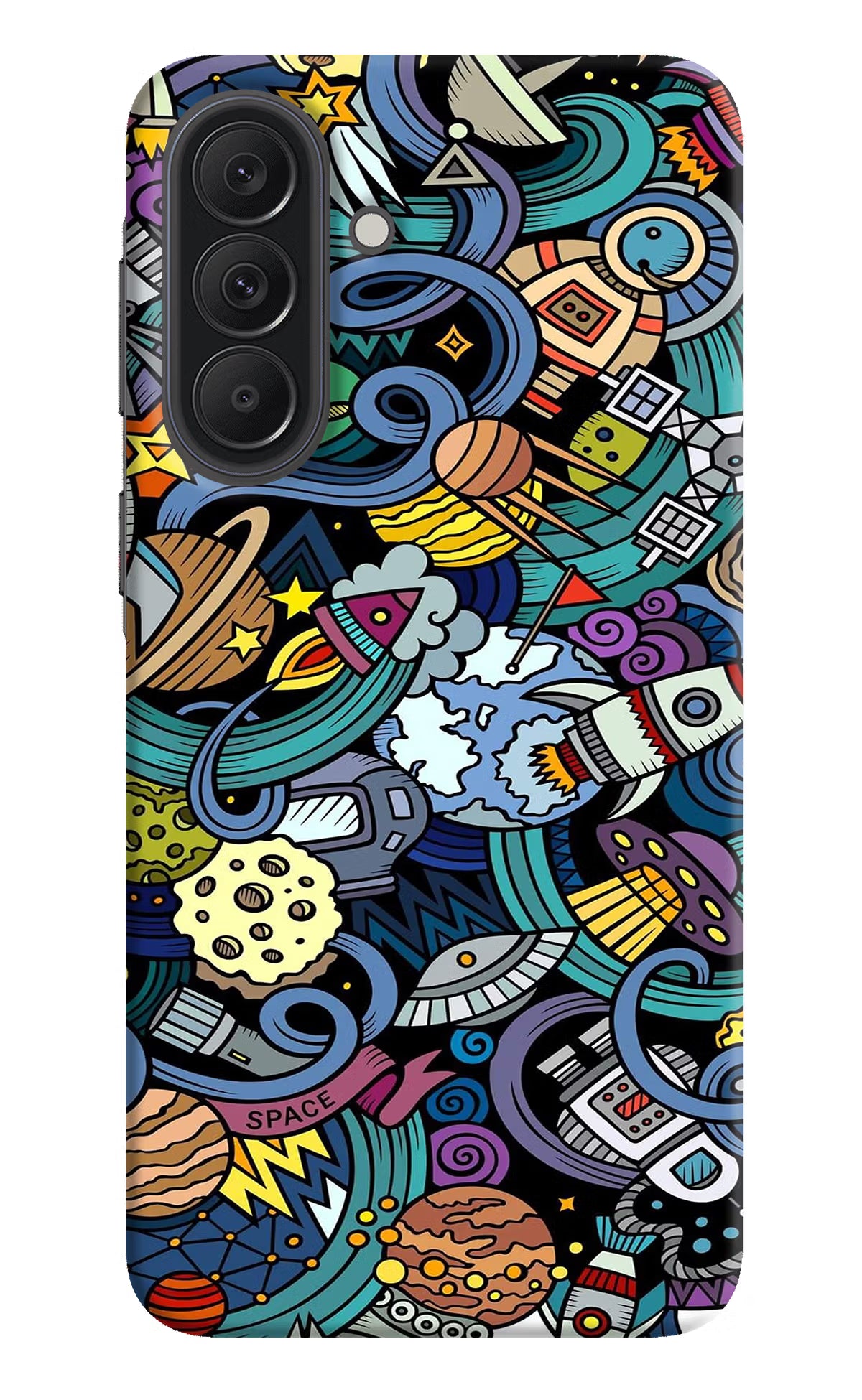 Space Abstract Samsung A37 5G Back Cover