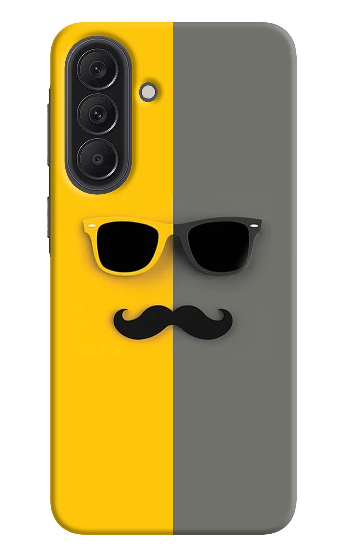 Sunglasses with Mustache Samsung A37 5G Back Cover