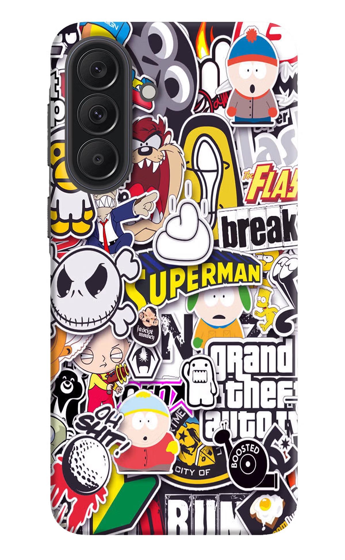 Sticker Bomb Samsung A37 5G Back Cover
