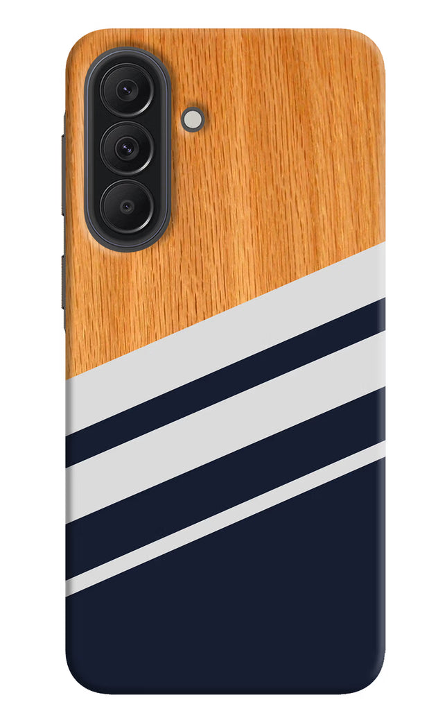 Blue and white wooden Samsung A37 5G Back Cover
