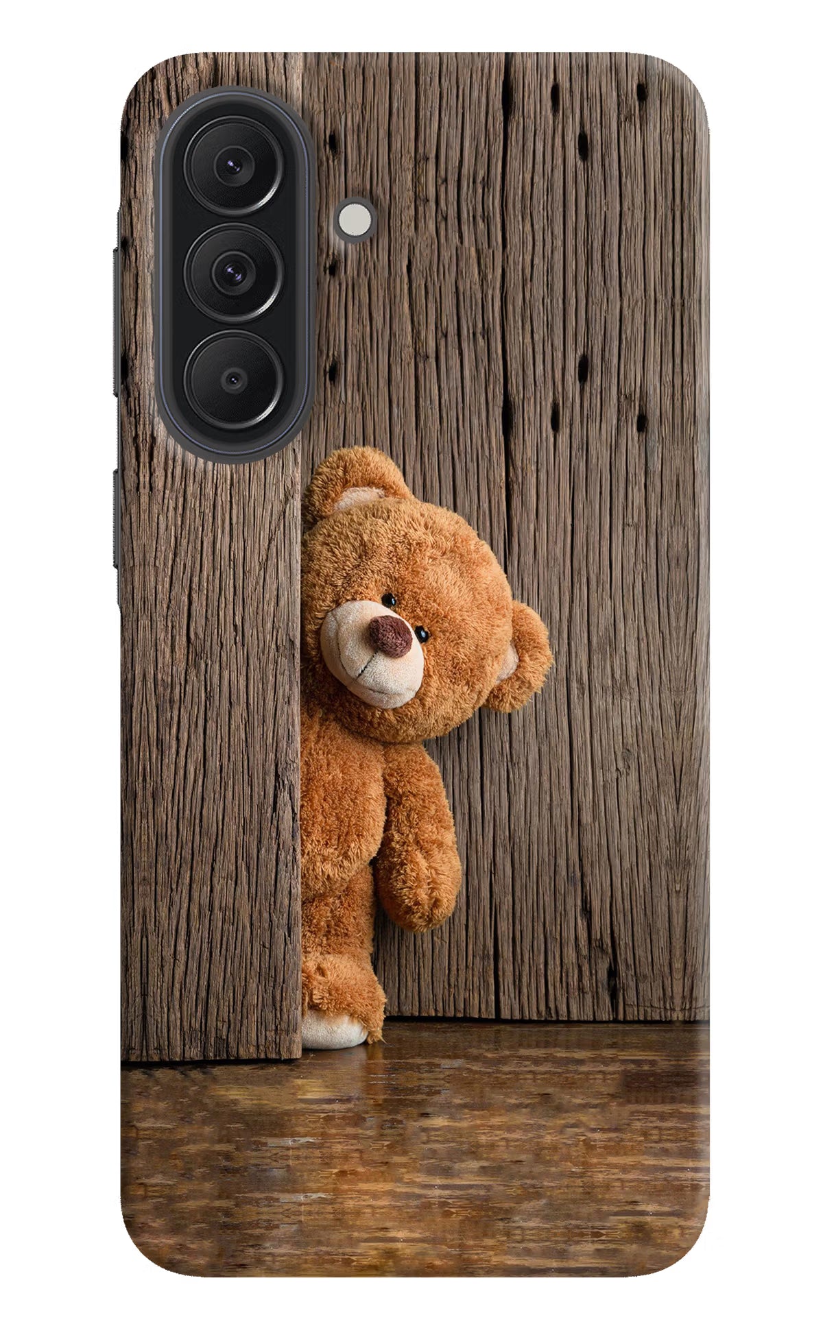 Teddy Wooden Samsung A37 5G Back Cover