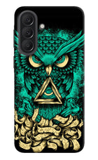 Green Owl Samsung A37 5G Back Cover