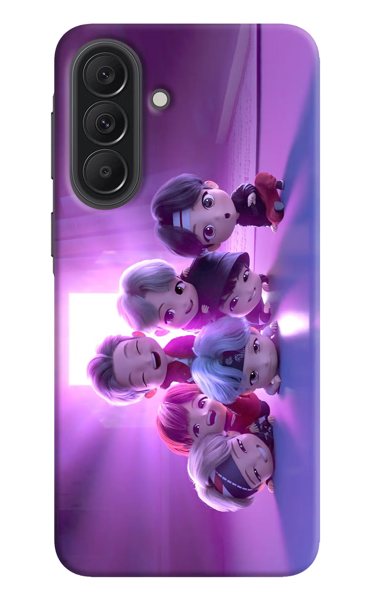 BTS Chibi Samsung A37 5G Back Cover