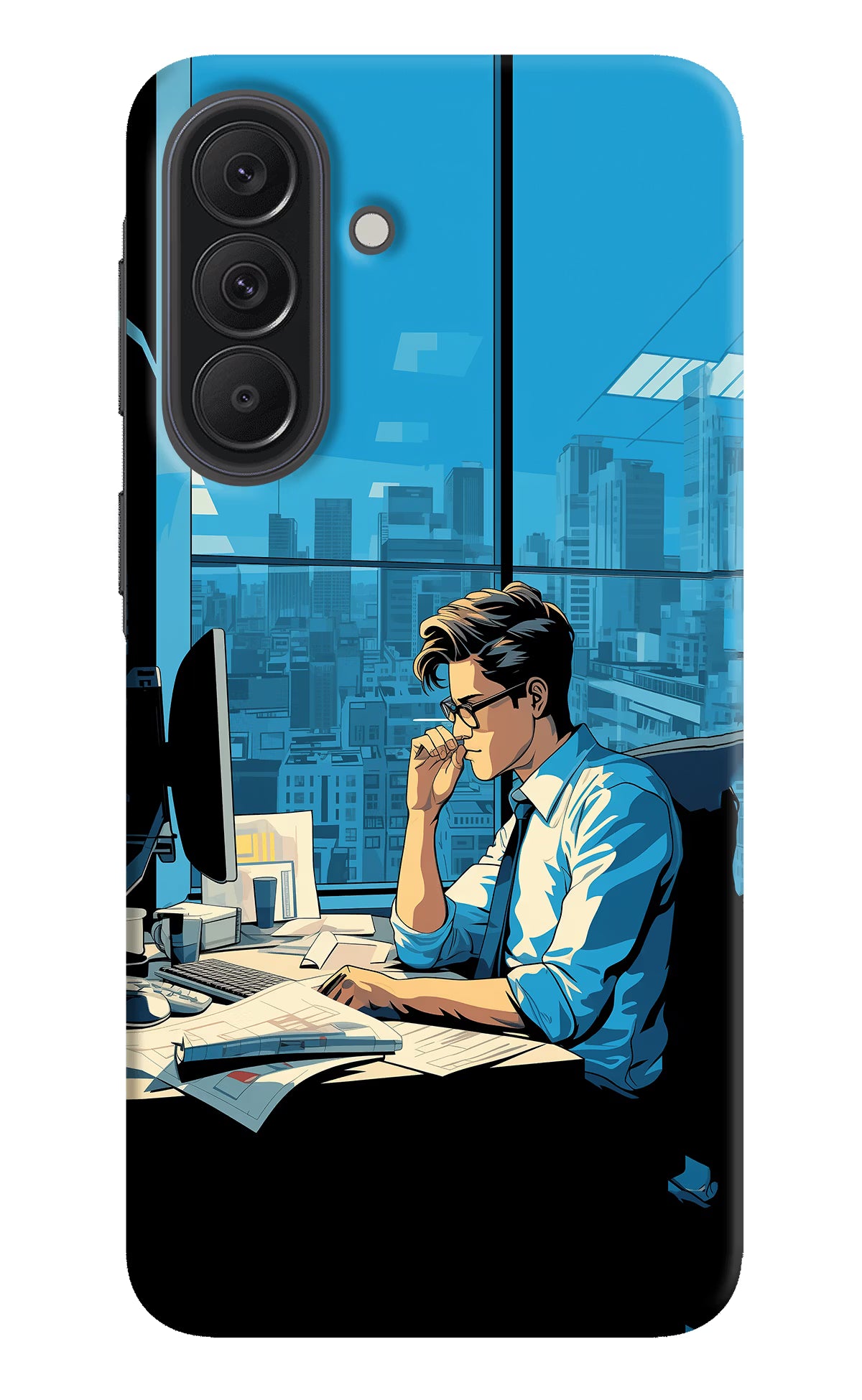 Focused Hustler (AI Generated) Samsung A37 5G Back Cover