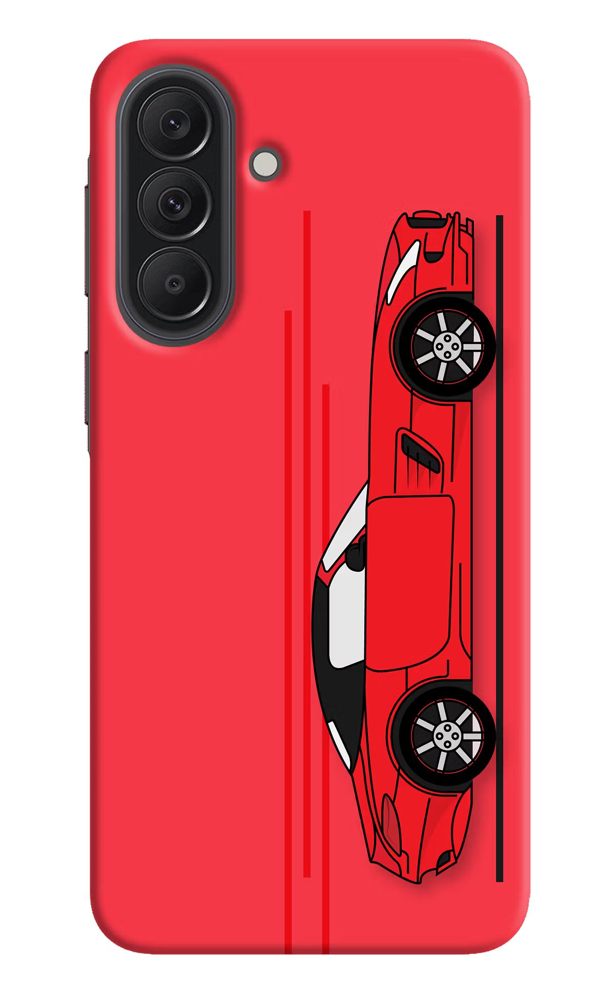 Red Velocity Samsung A37 5G Back Cover