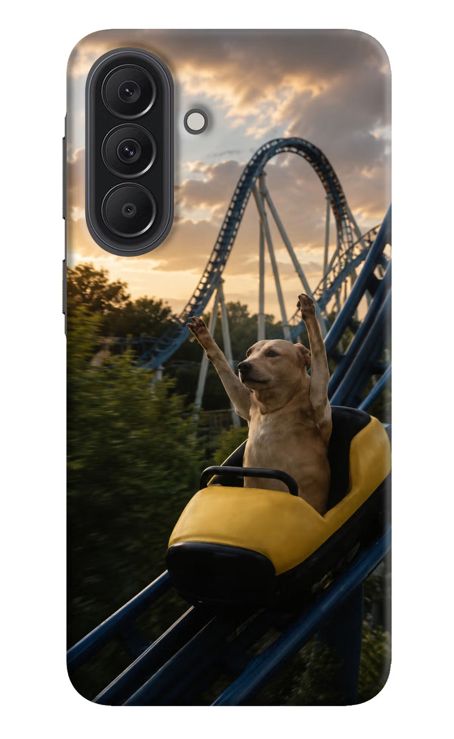 Rollercoaster Dog Samsung A37 5G Back Cover, Hard case