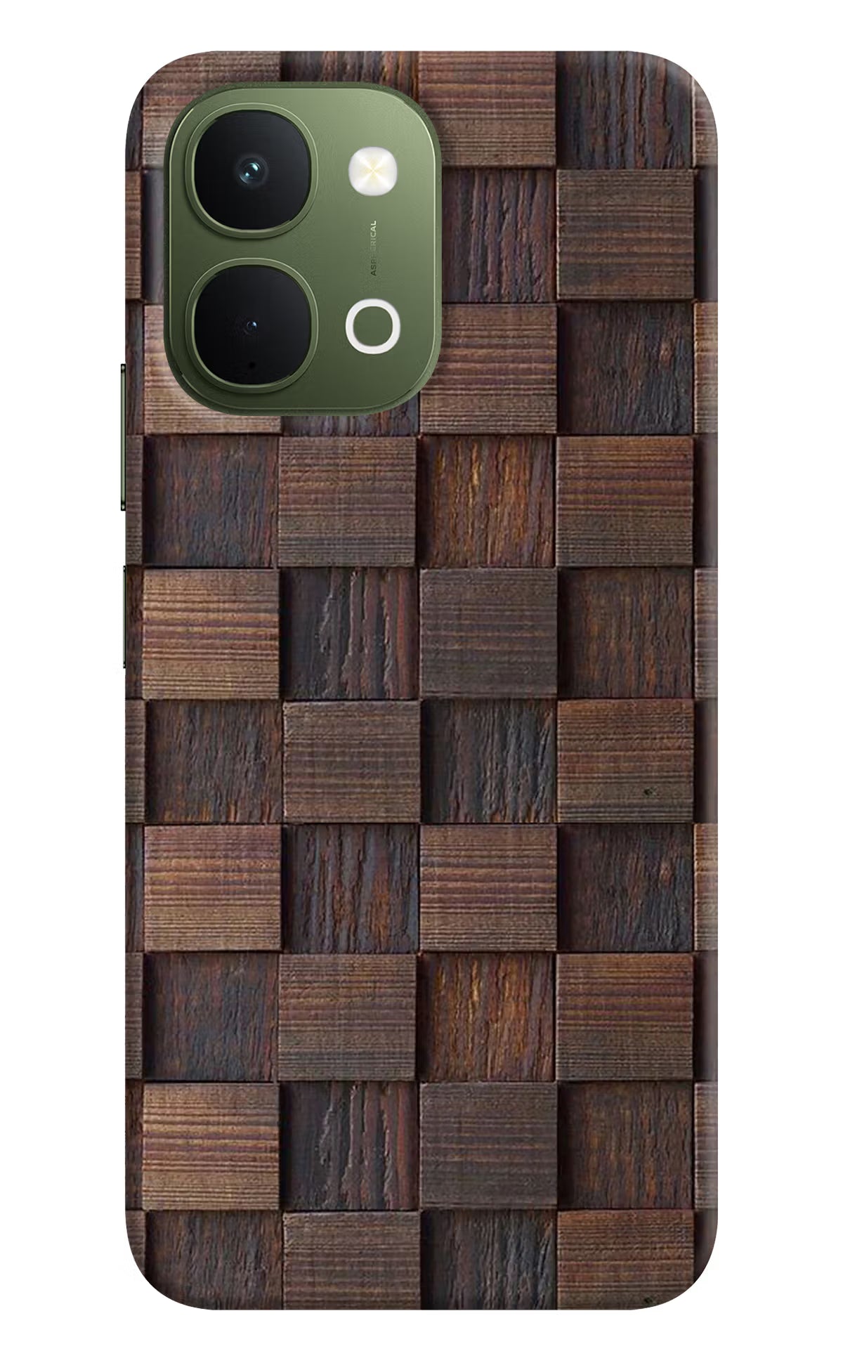 Wooden Cube Design Vivo T5x 5G Back Cover