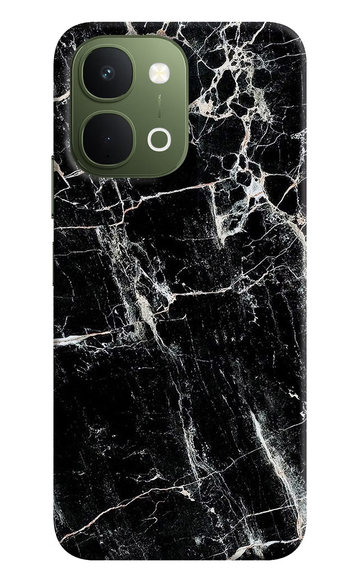 Black Marble Texture Vivo T5x 5G Back Cover