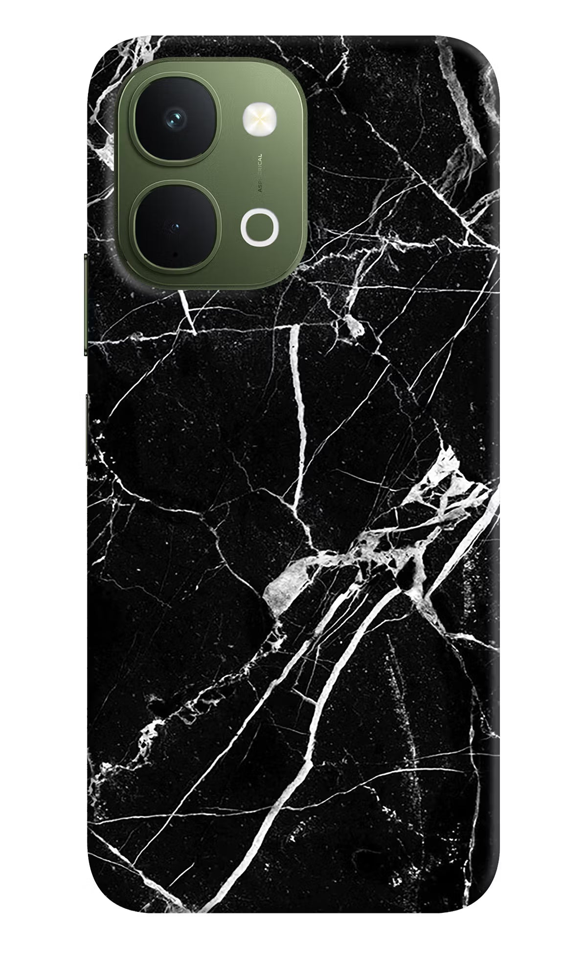 Black Marble Pattern Vivo T5x 5G Back Cover