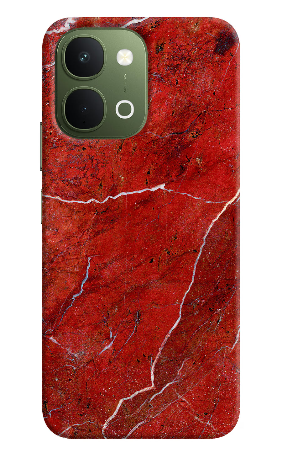 Red Marble Design Vivo T5x 5G Back Cover, Hard case