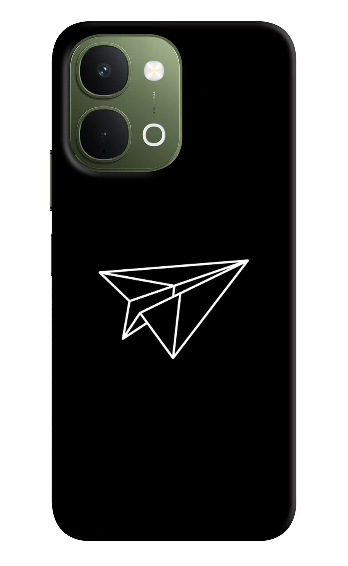 Paper Plane White Vivo T5x 5G Back Cover