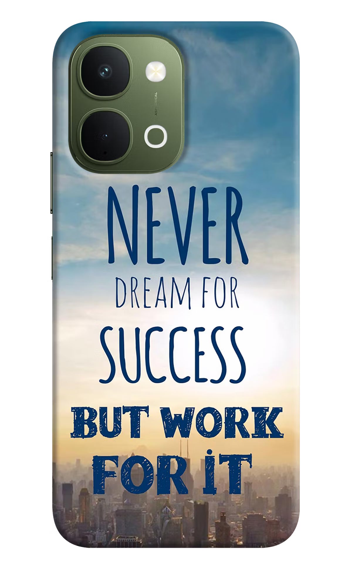 Never Dream For Success But Work For It Vivo T5x 5G Back Cover