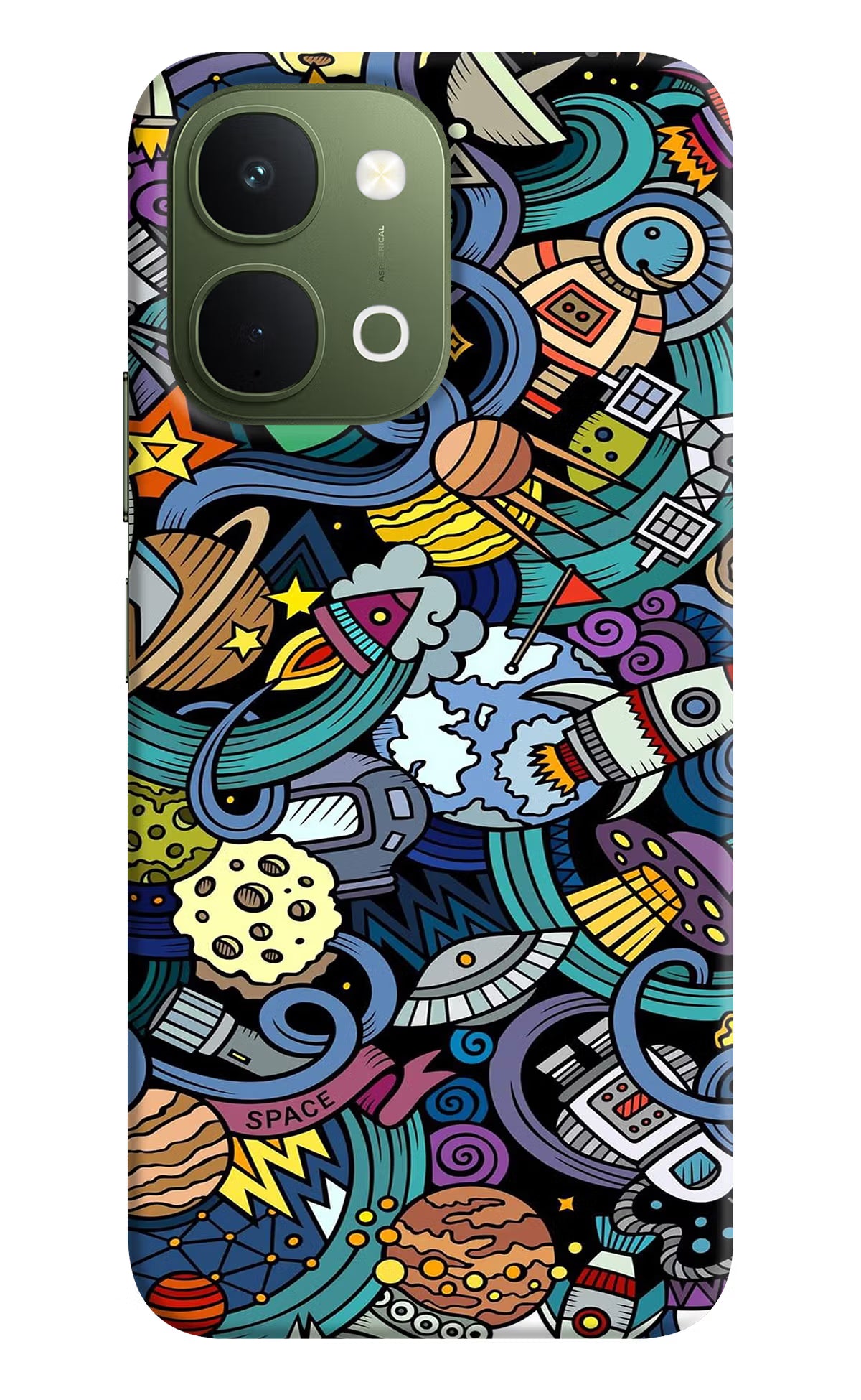 Space Abstract Vivo T5x 5G Back Cover