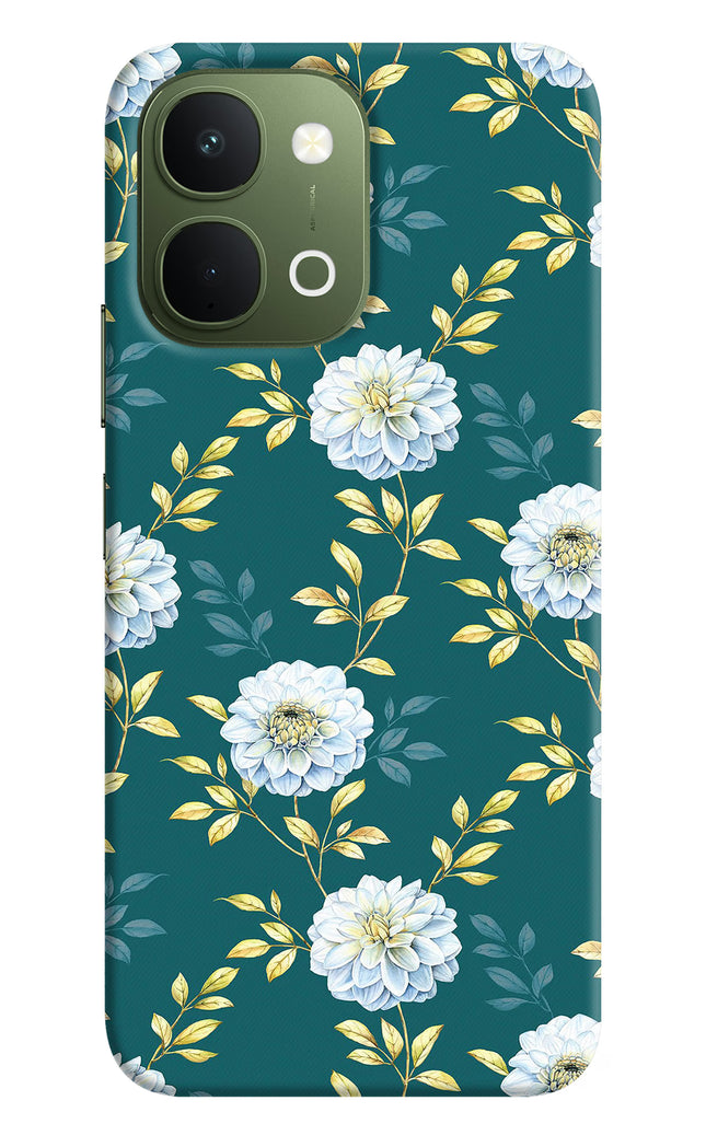 Flowers Vivo T5x 5G Hard Case Back Cover by Casekaro