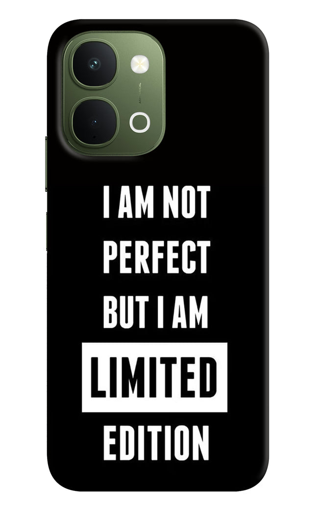 I Am Not Perfect But I Am Limited Edition Vivo T5x 5G Hard Case Back Cover by Casekaro