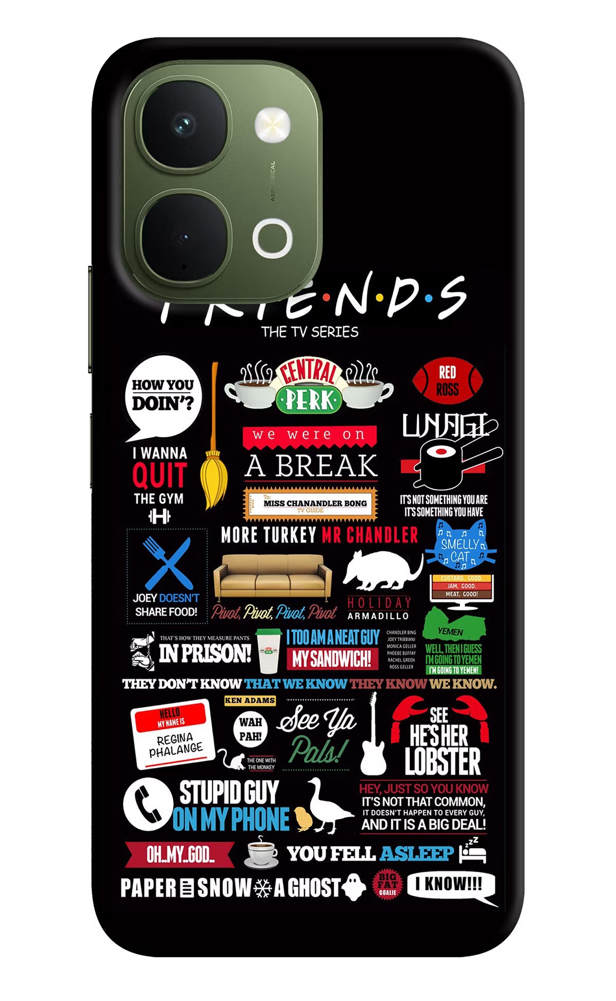FRIENDS Vivo T5x 5G Back Cover
