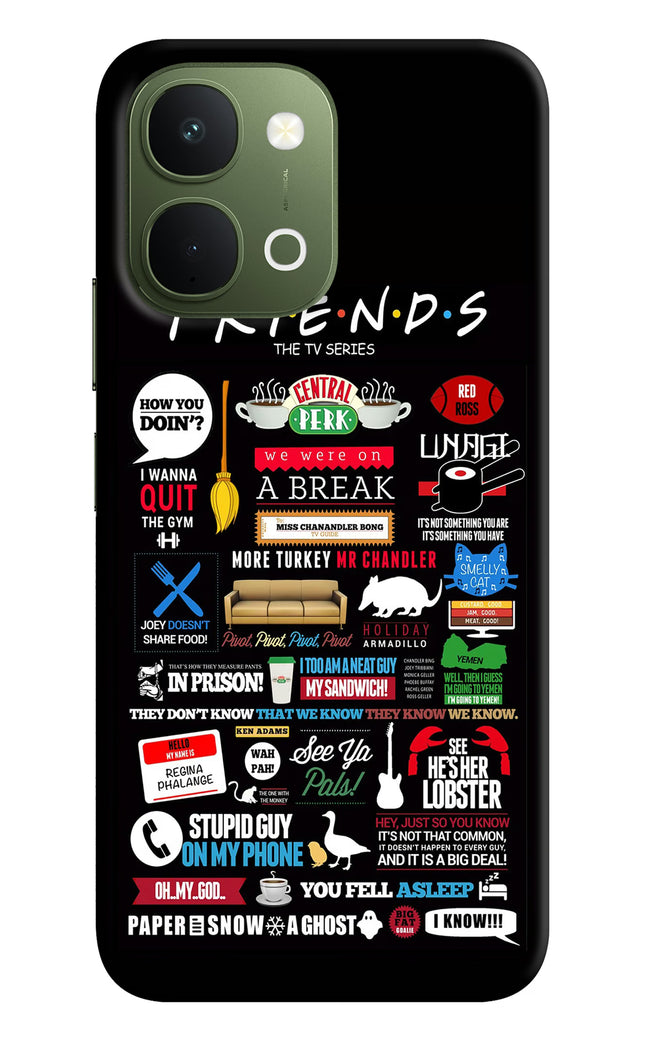 FRIENDS Vivo T5x 5G Hard Case Back Cover by Casekaro