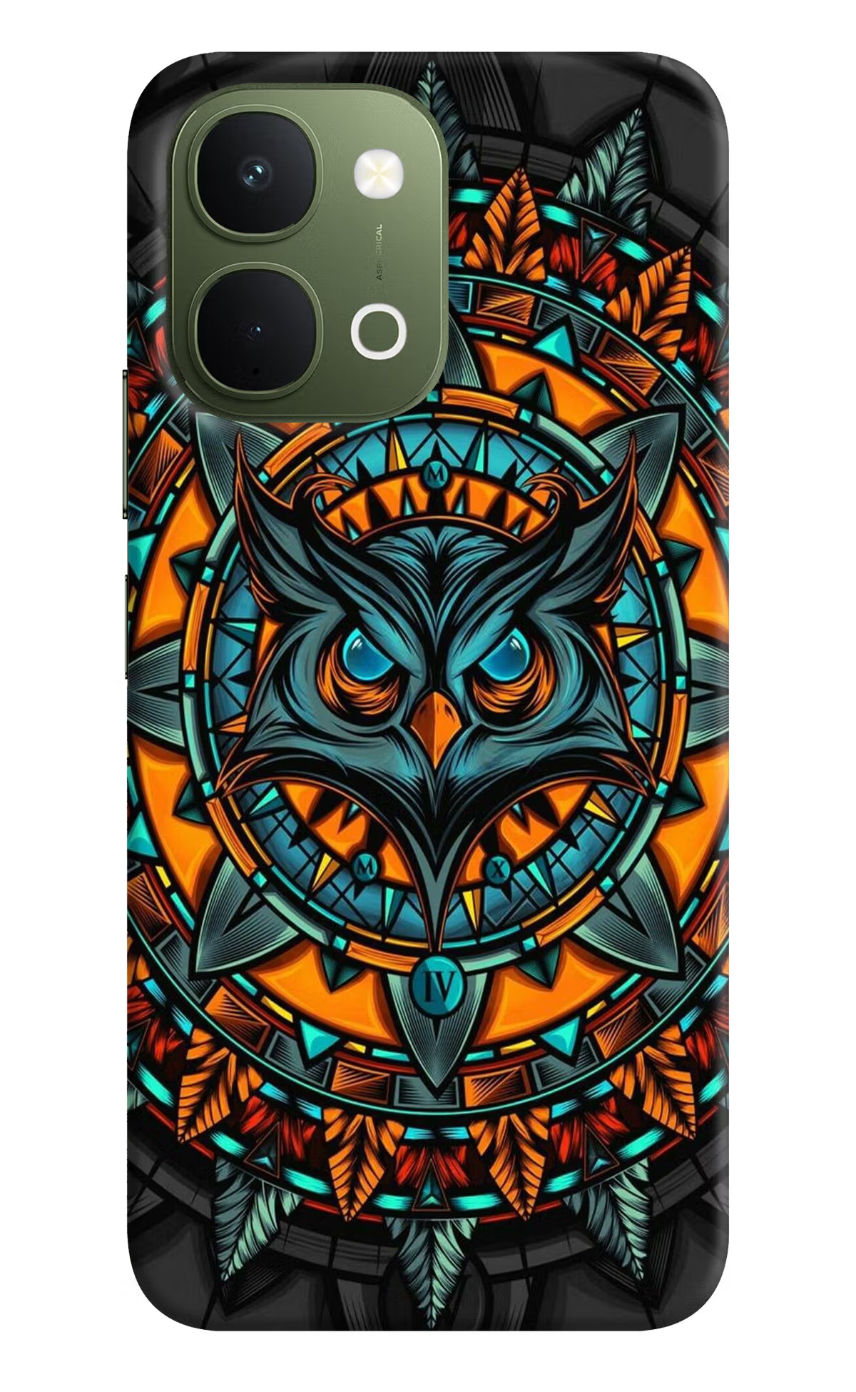 Angry Owl Art Vivo T5x 5G Back Cover