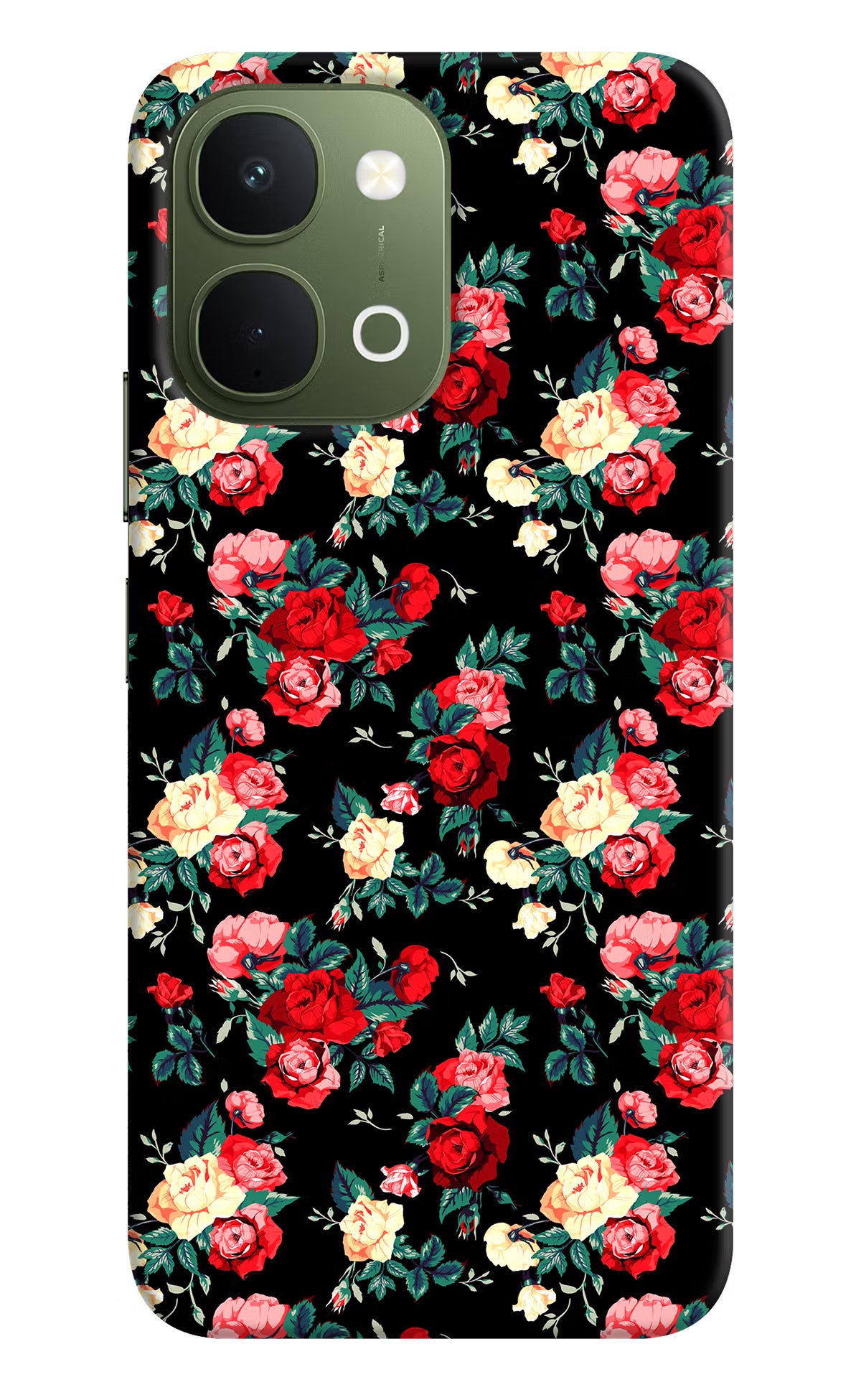 Rose Pattern Vivo T5x 5G Back Cover
