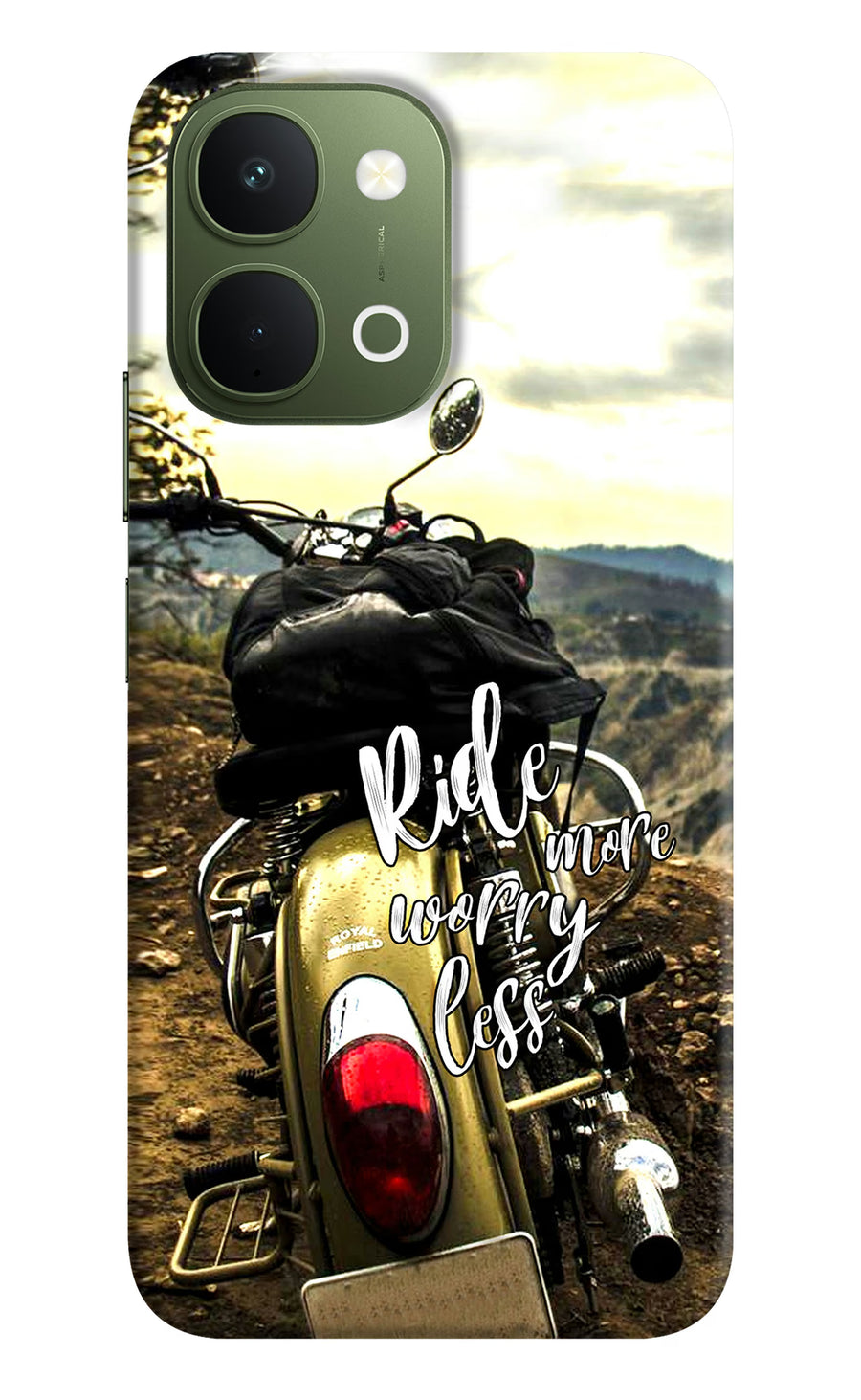 Ride More Worry Less Vivo T5x 5G Back Cover, Hard case