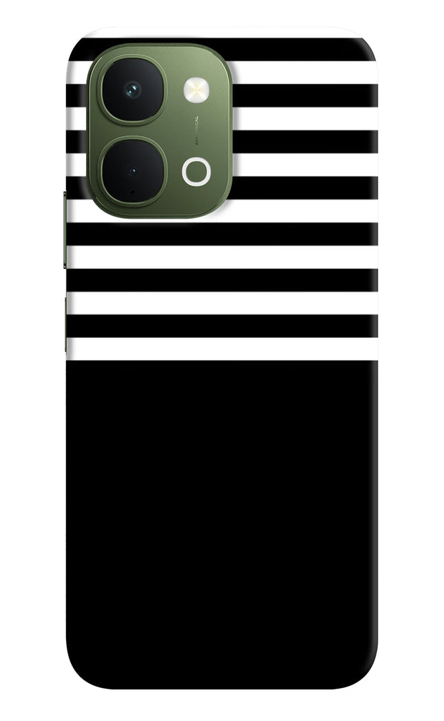 Black and White Print Vivo T5x 5G Hard Case Back Cover by Casekaro