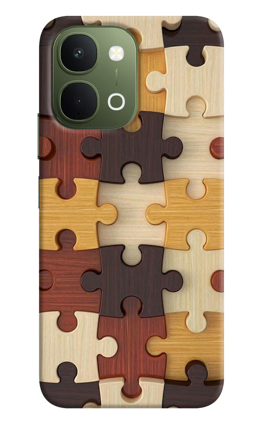 Wooden Puzzle Vivo T5x 5G Back Cover