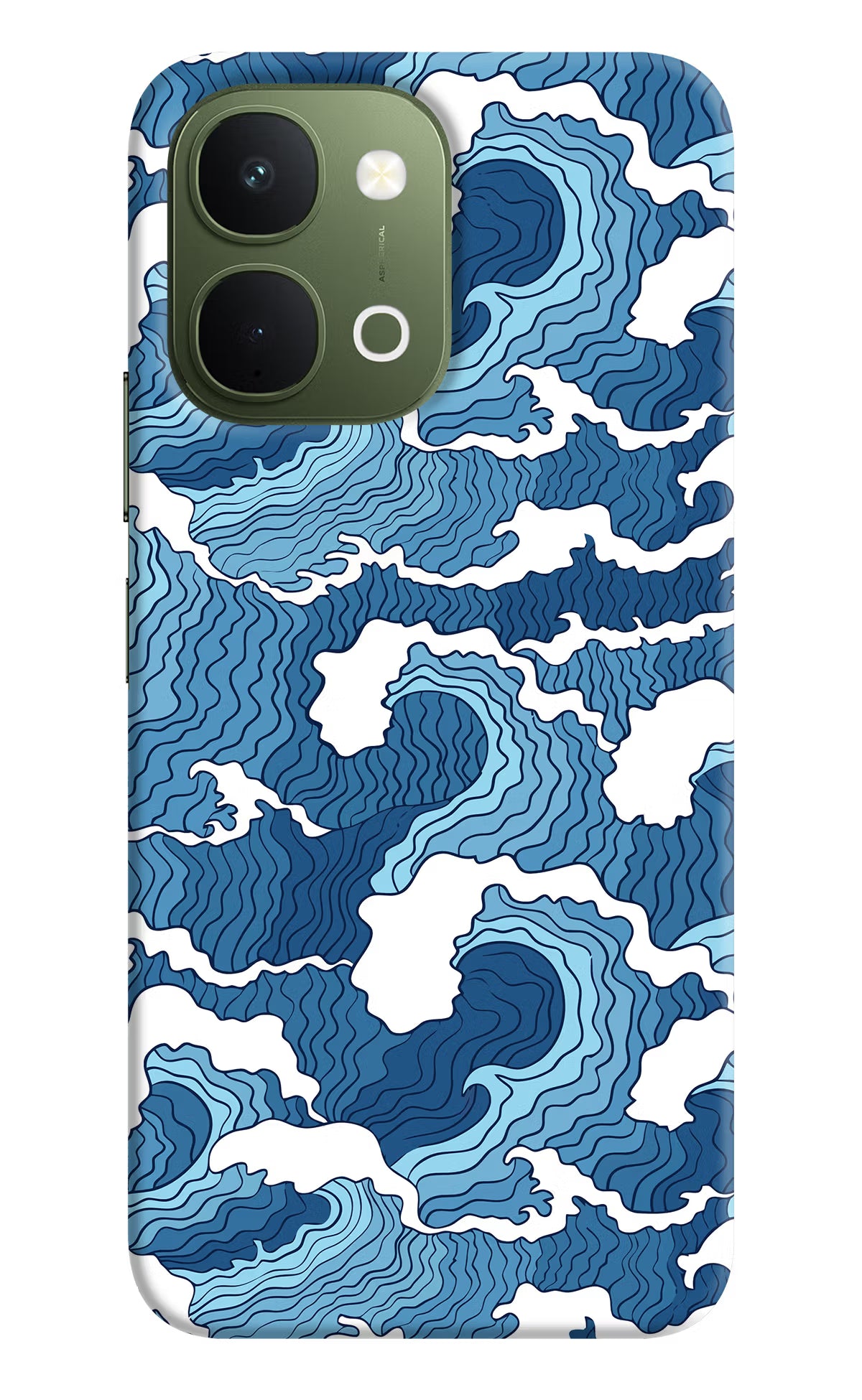 Blue Waves Vivo T5x 5G Back Cover