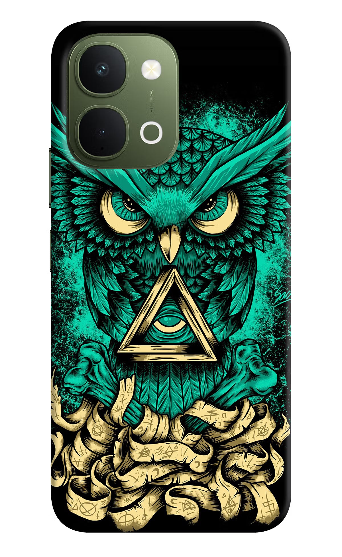 Green Owl Vivo T5x 5G Back Cover