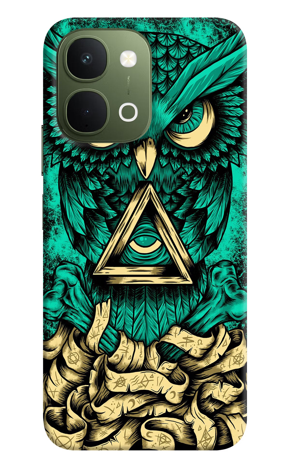 Green Owl Vivo T5x 5G Back Cover