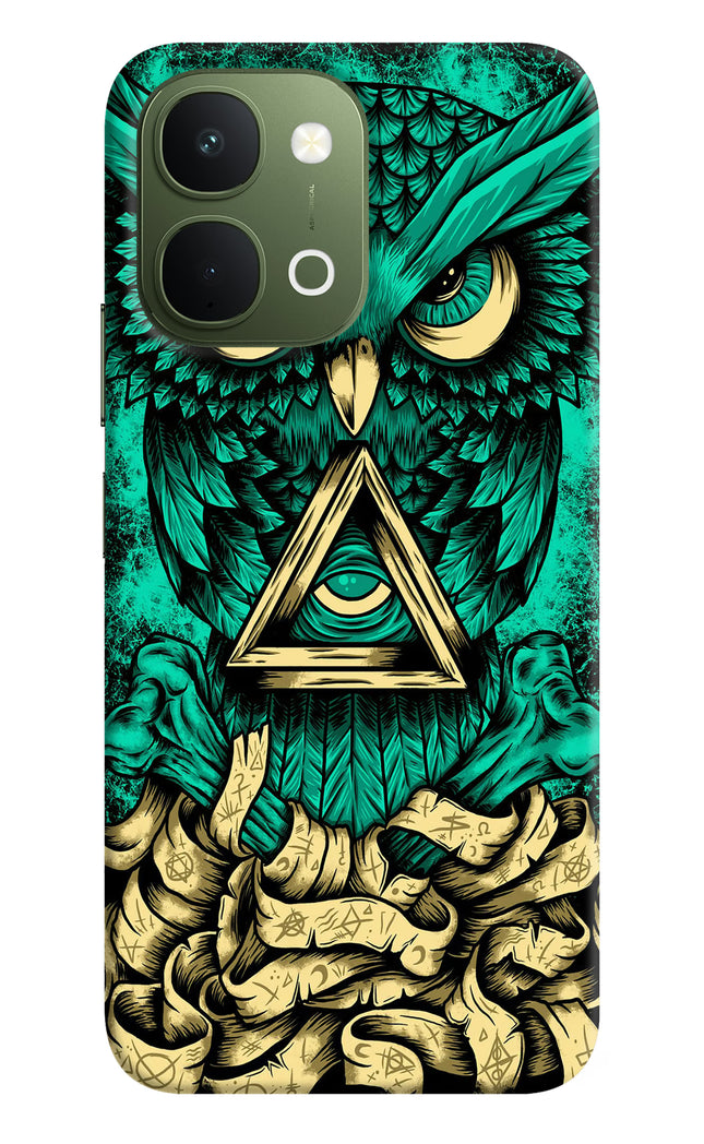 Green Owl Vivo T5x 5G Hard Case Back Cover by Casekaro