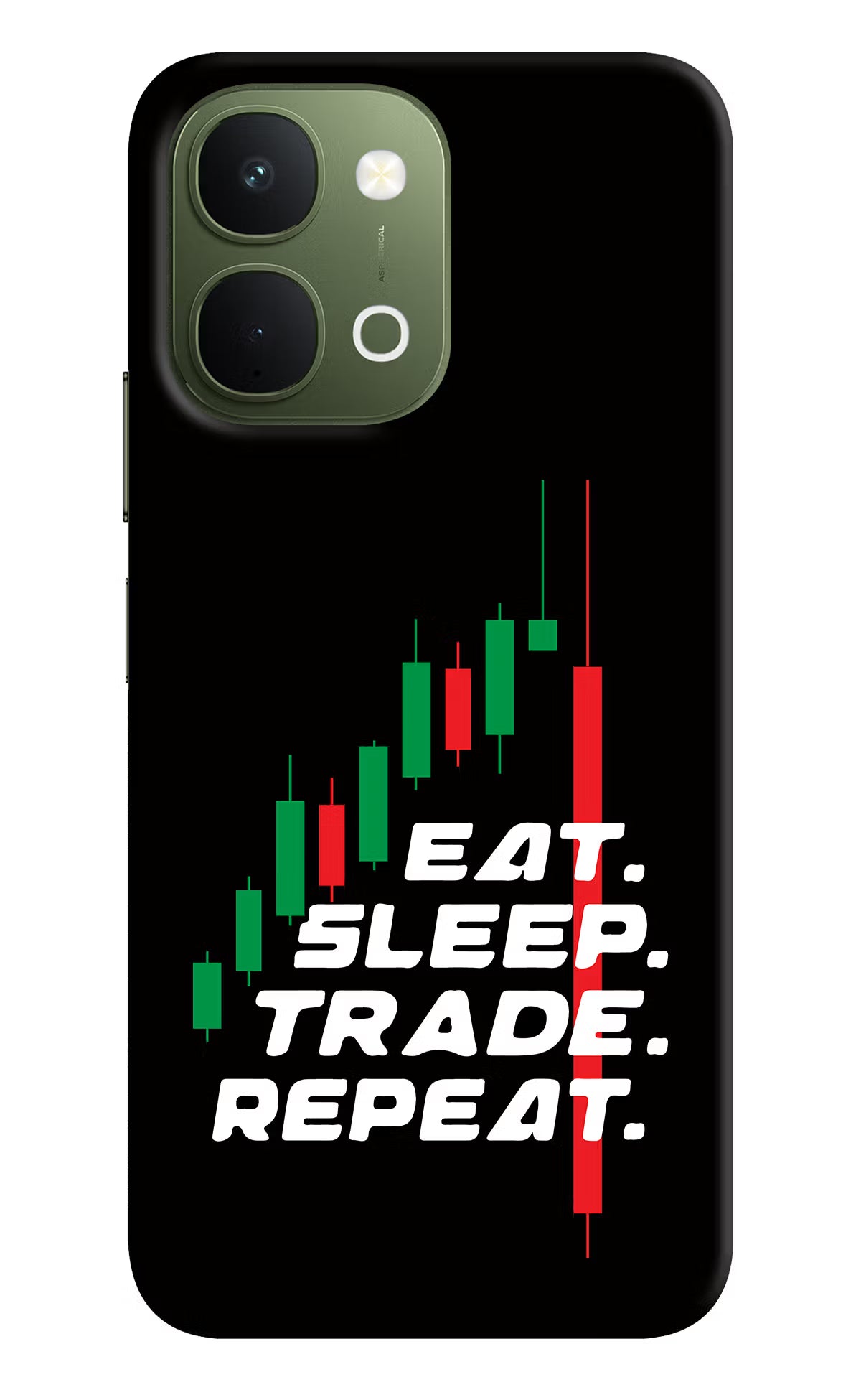 Eat Sleep Trade Repeat Vivo T5x 5G Back Cover