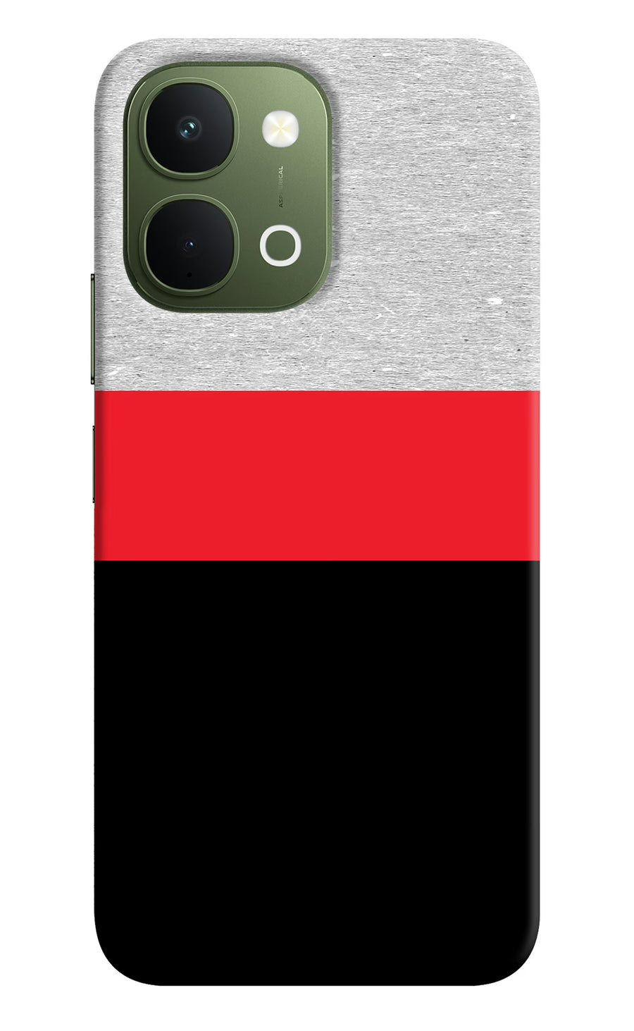Tri Color Pattern Vivo T5x 5G Back Cover, Hard case