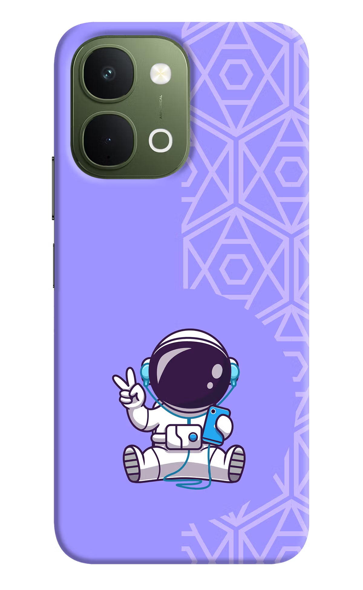 Cute Astronaut Chilling Vivo T5x 5G Back Cover