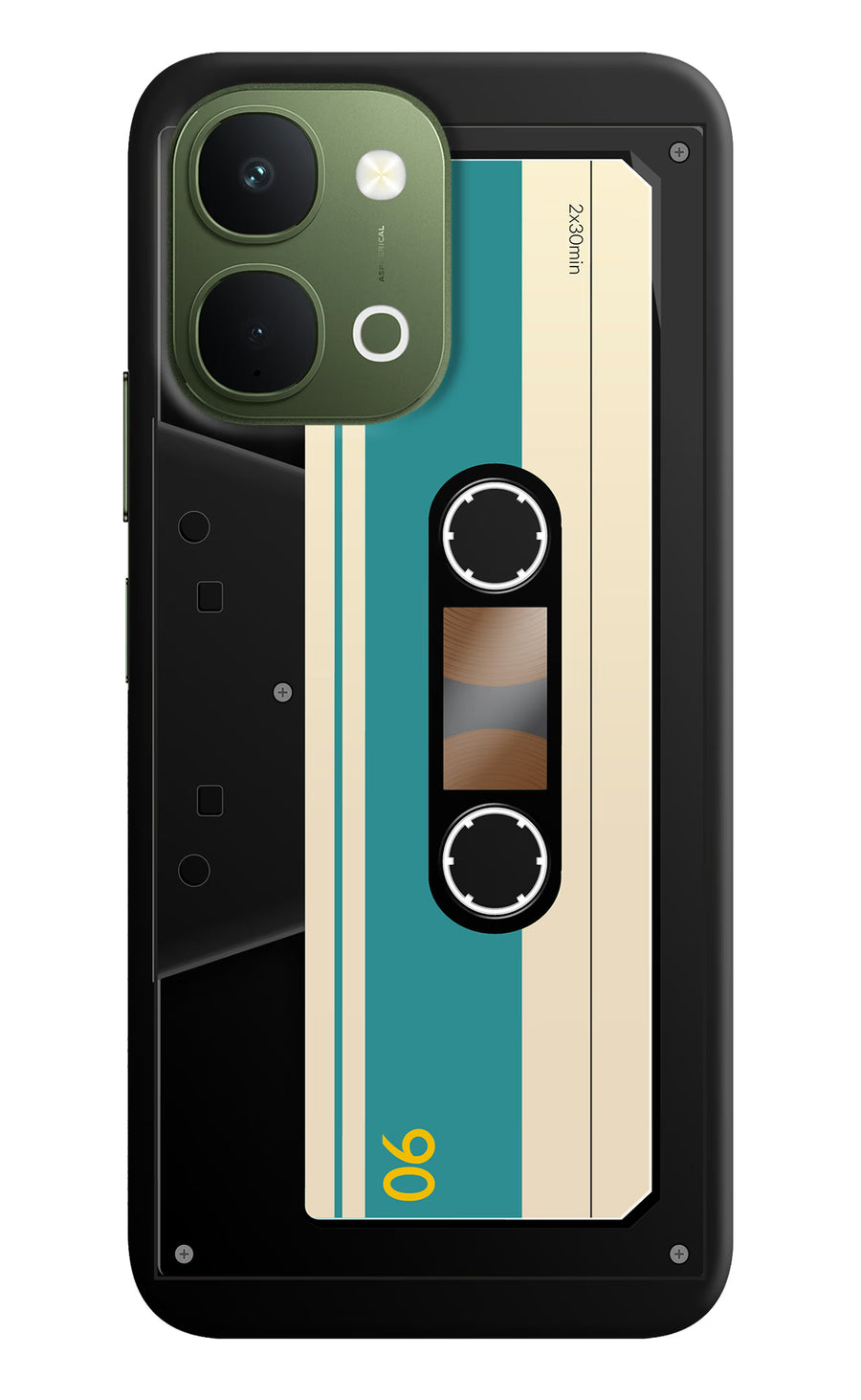 Cassette Vivo T5x 5G Back Cover, Hard case