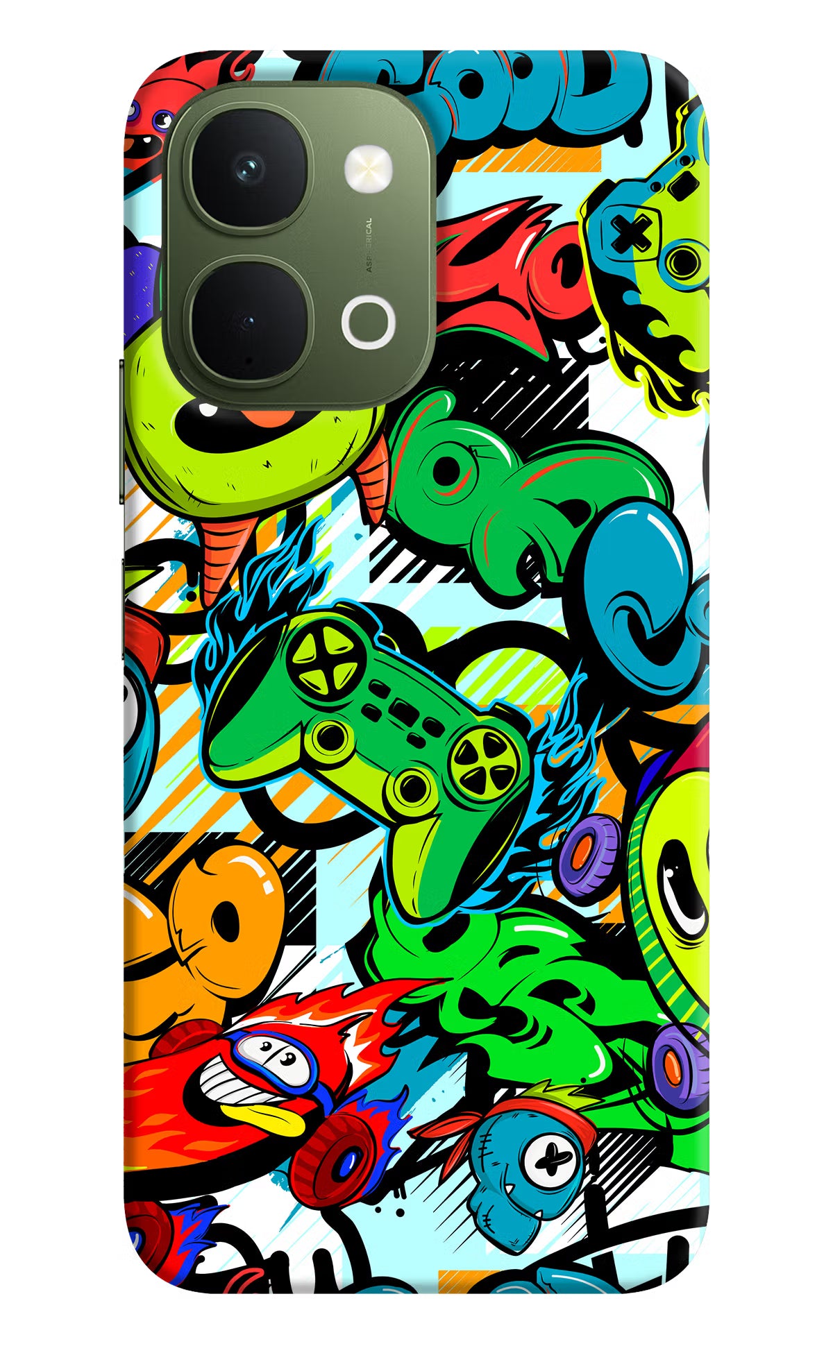 Game Doodle Vivo T5x 5G Back Cover
