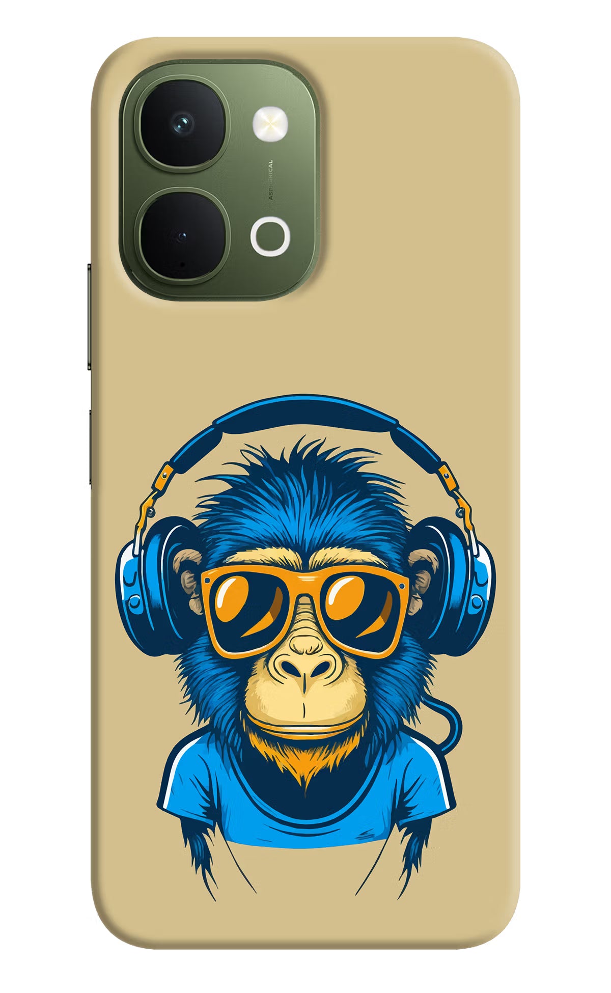 Monkey Headphone Vivo T5x 5G Back Cover