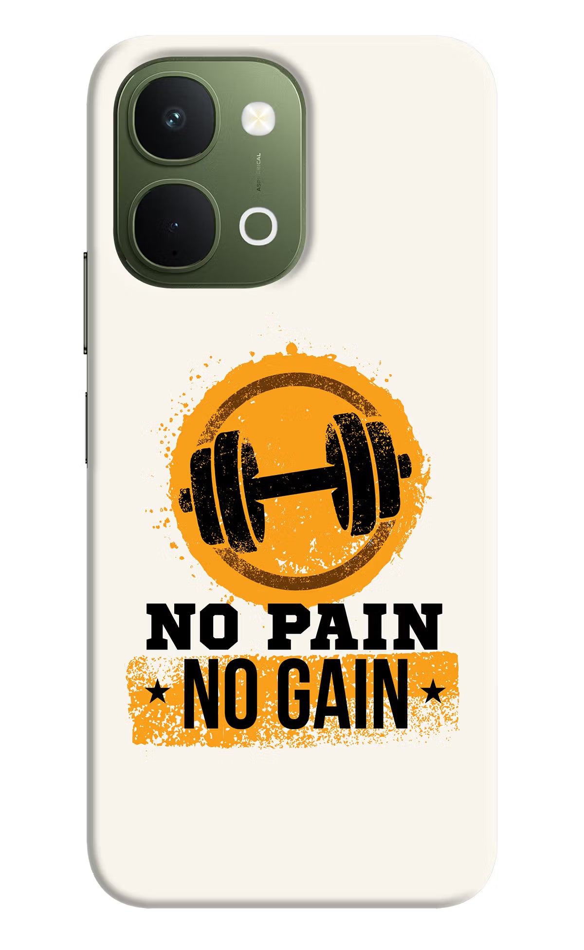 No Pain No Gain Vivo T5x 5G Back Cover