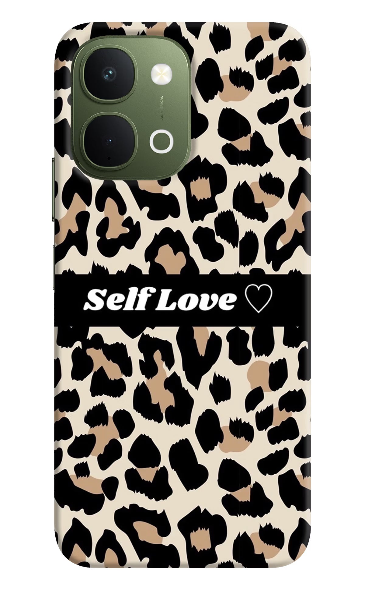 Leopard Print Self Love Vivo T5x 5G Back Cover