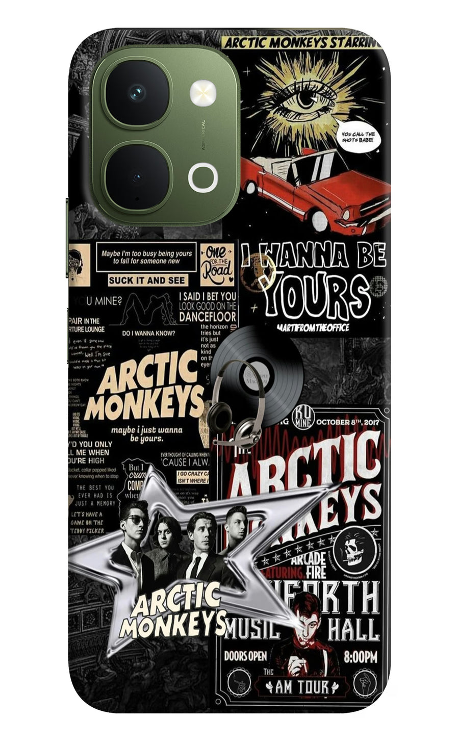 Arctic Monkeys Vivo T5x 5G Back Cover, Hard case