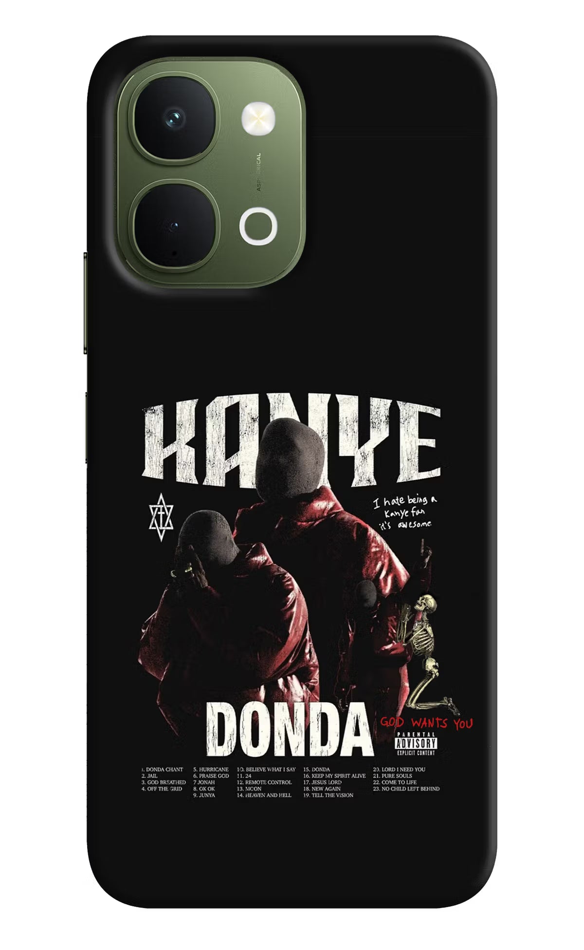 Donda Kanye West Vivo T5x 5G Back Cover