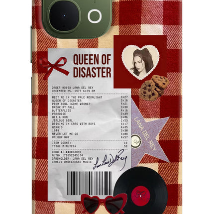 Queen of Disaster Vivo T5x 5G Back Cover