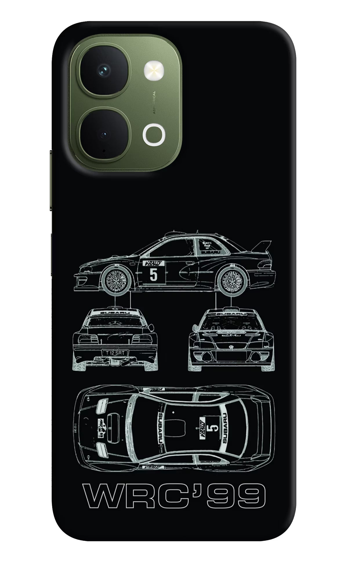 WRC'99 Vivo T5x 5G Back Cover