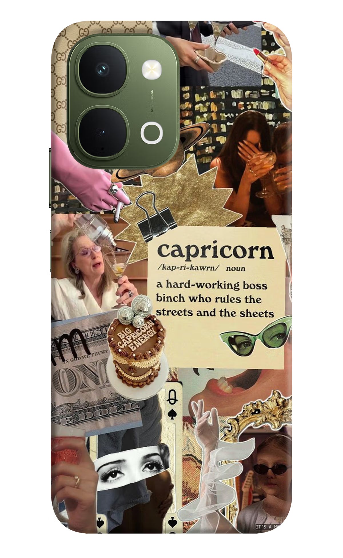 Capricorn Zodiac Vivo T5x 5G Back Cover